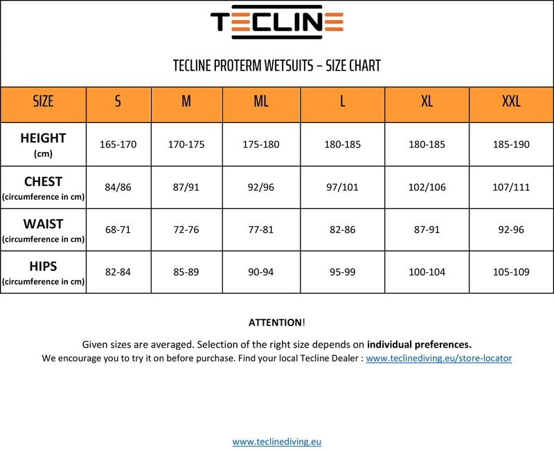 WETSUIT PROTERM TECLINE 7 MM - VEST ONLY L