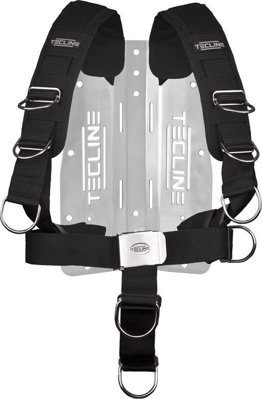 Harness COMFORT + back plate ALUMINIUM 3mm
