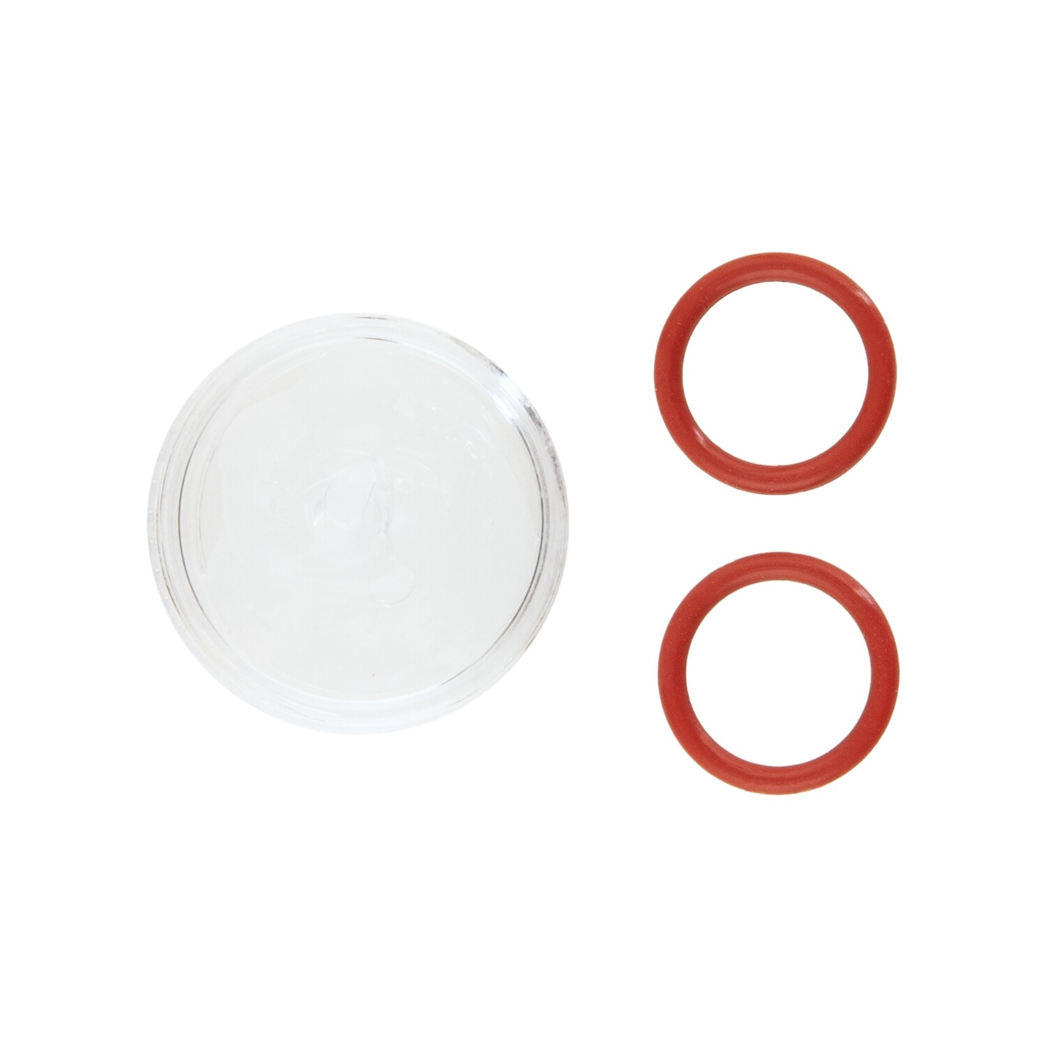 Set of 2 x O-rings and silicone grease for Teclight