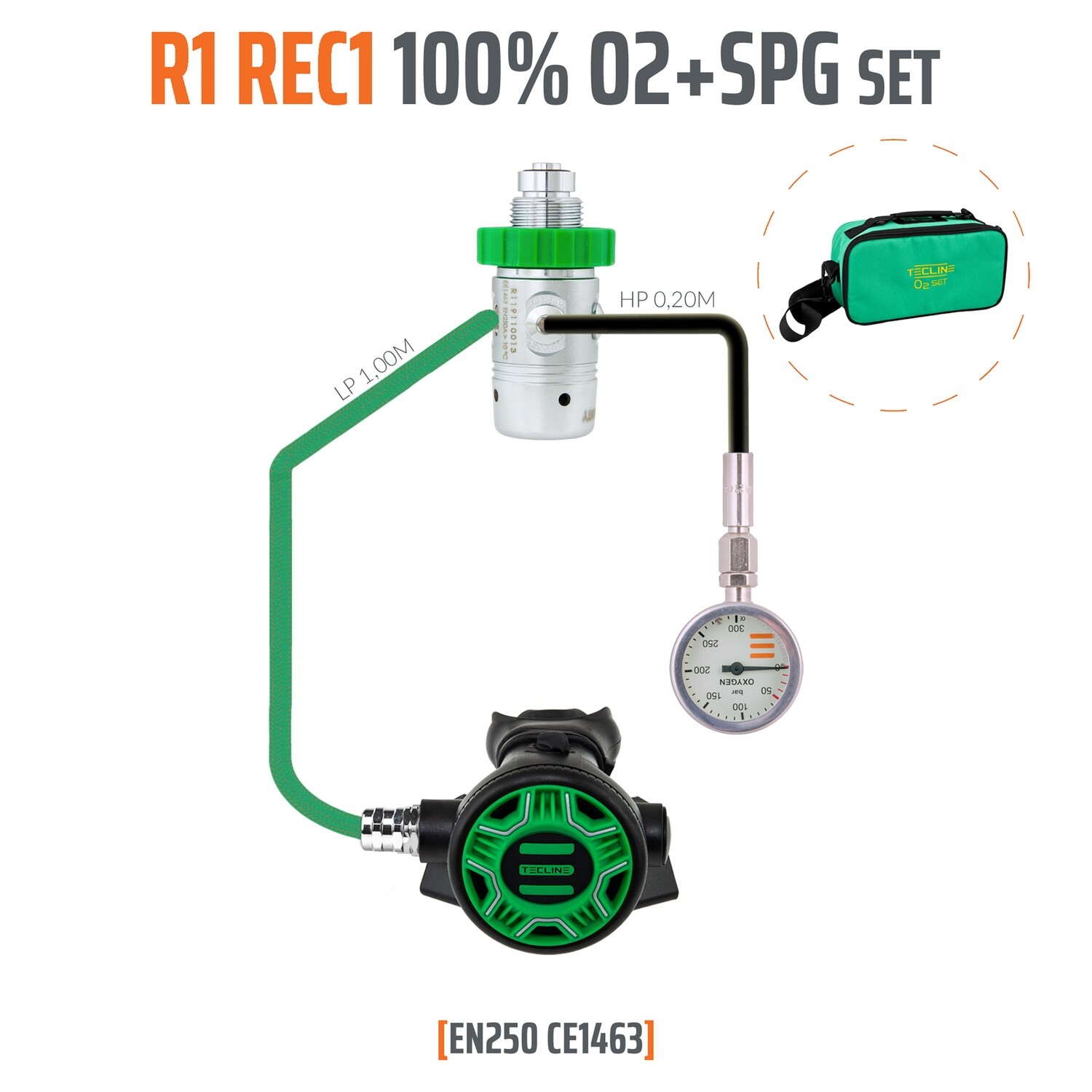 regulator R1-REC1 O2 + SPG SET M26