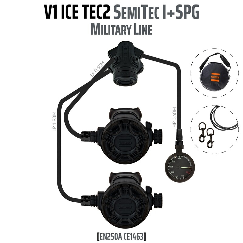 Regulator V1 ICE TEC2 rev. SemiTec I set with SPG -  Military Line