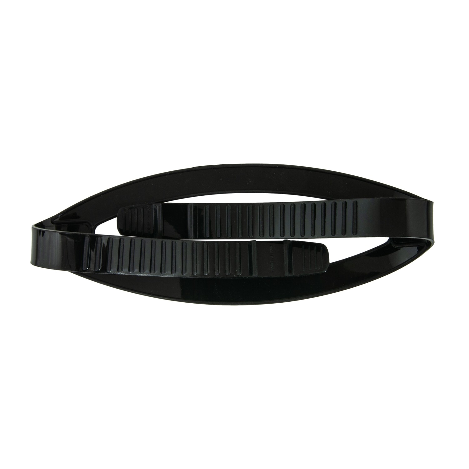silicone mask strap black