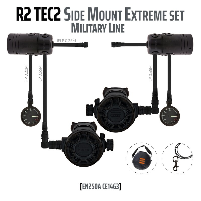 Regulator R2 TEC2 rev. Side Mount Extreme set -  Military Line