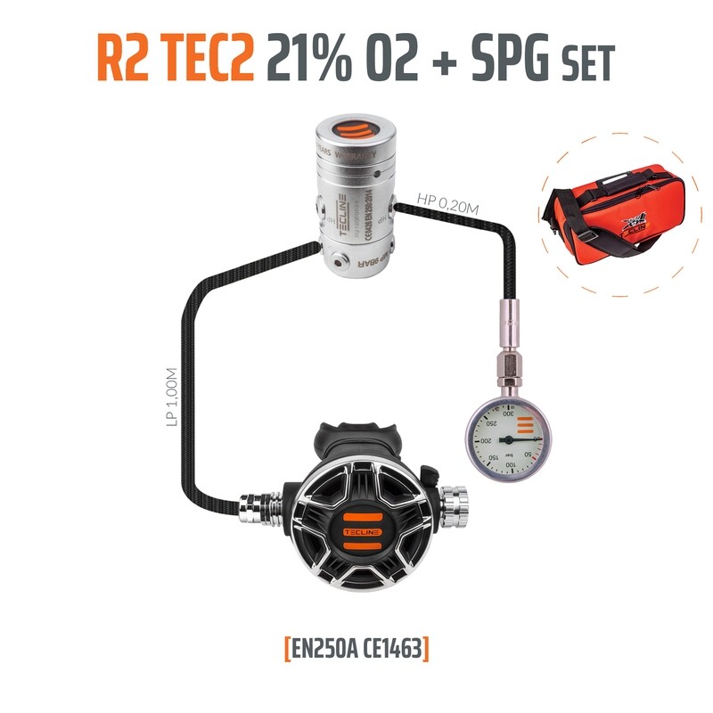 Regulator R2-TEC G5/8 set with SPG