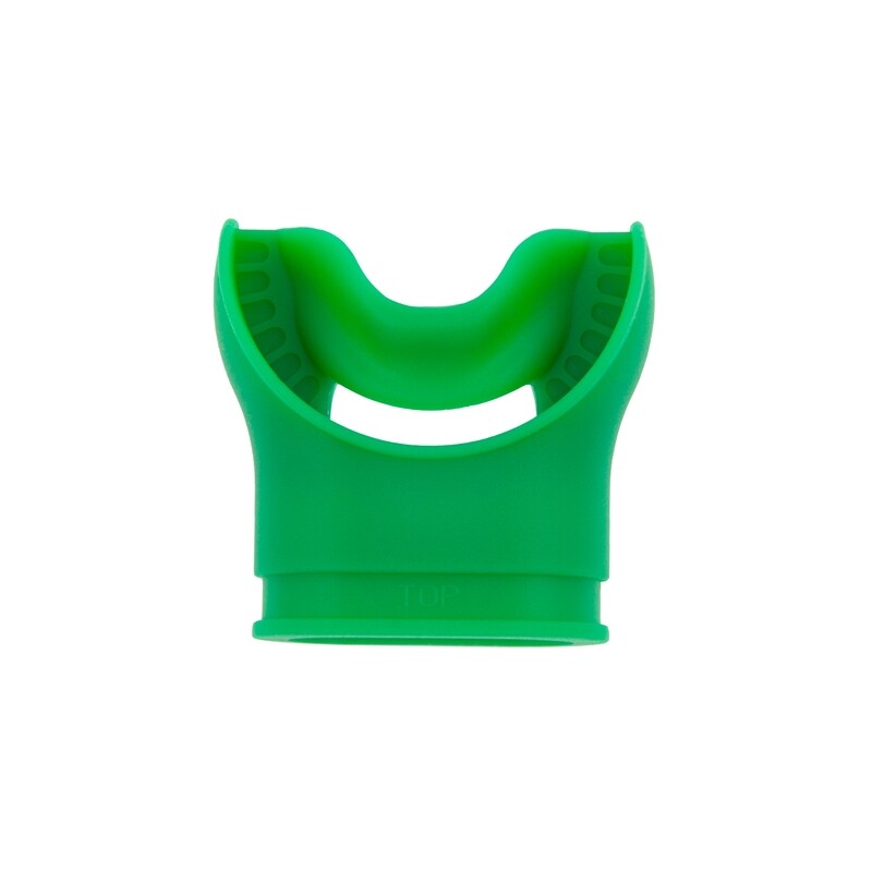 Mouthpiece for regulator, anatomic S/M-green