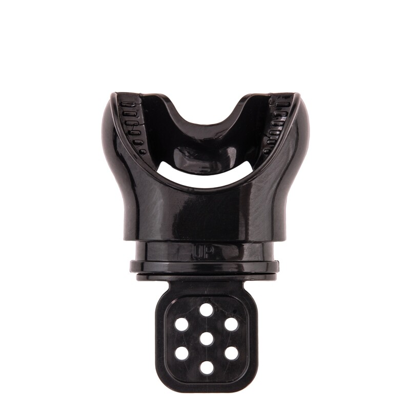 Mouthpiece for regulator, thermoformable, anatomic - black