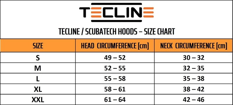 Neoprene hood 5/7mm for drysuit, size XL