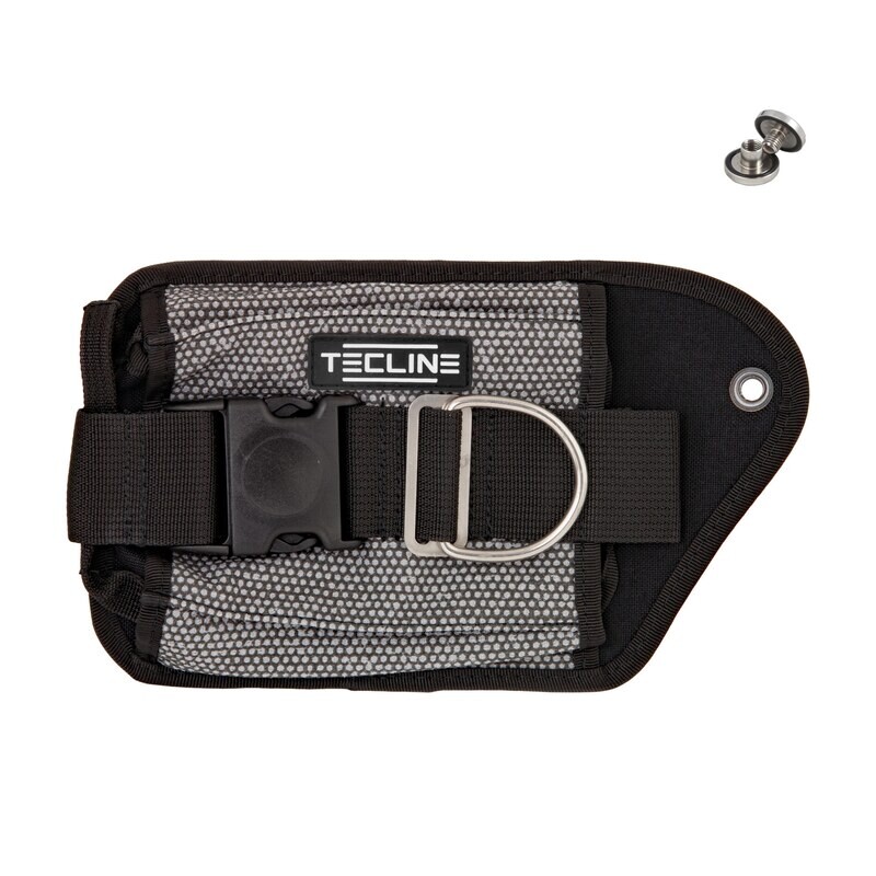 Weight pocket DOUBLE LEFT GREY KEVLAR, SS bolt included