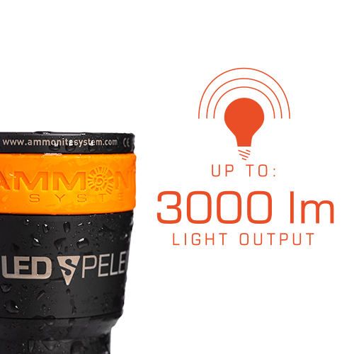 LED SPELEO MARK II / ACCU TYPE 9 / SIDEMOUNT