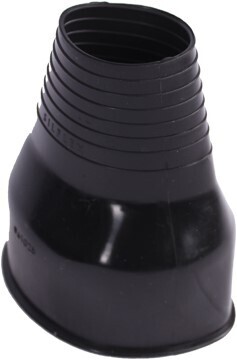 Polsseal Silicone Conisch, Maat: Small (10,5-15 cm), Kleur: Zwart