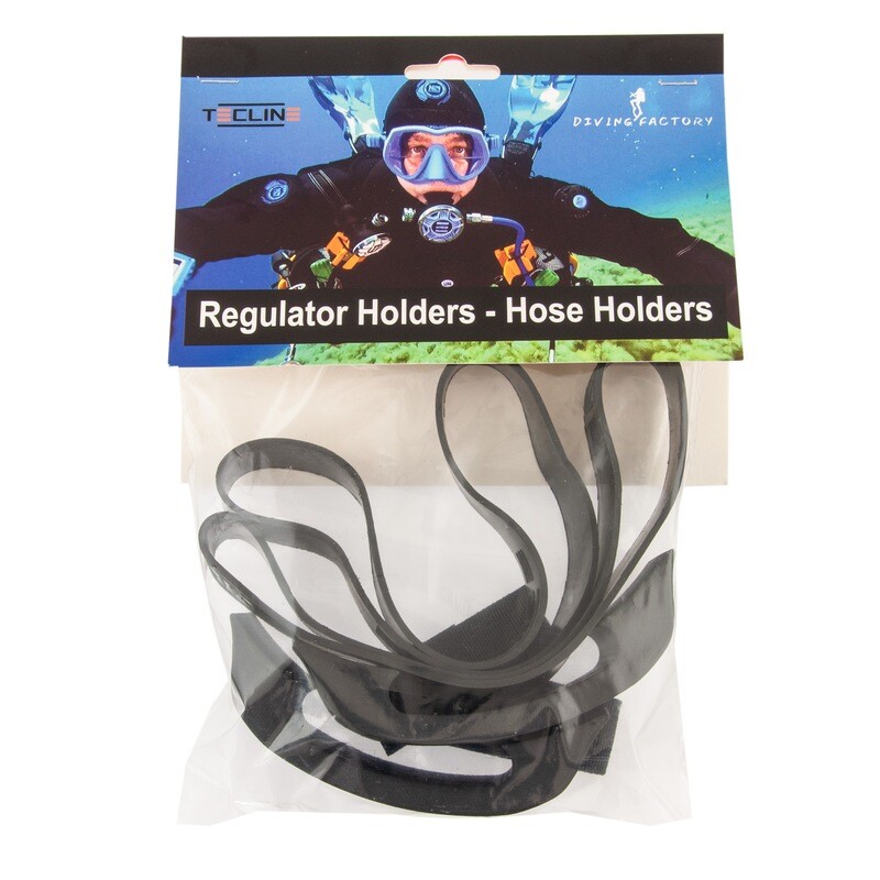 Hose holders, for 11,1 L tank, black