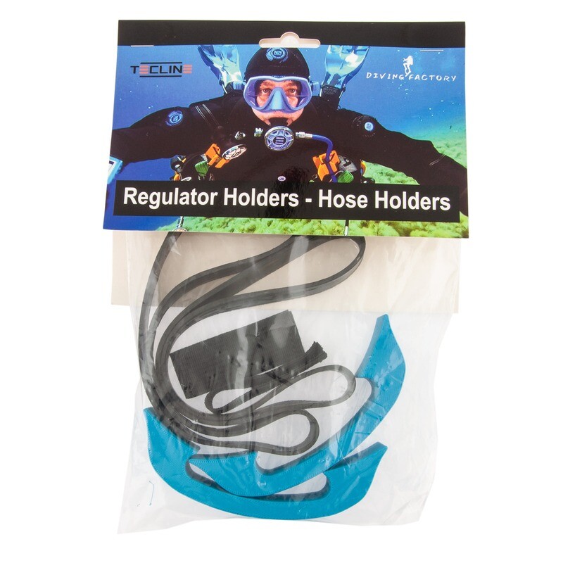 Hose holders, for 11,1 L tank, blue
