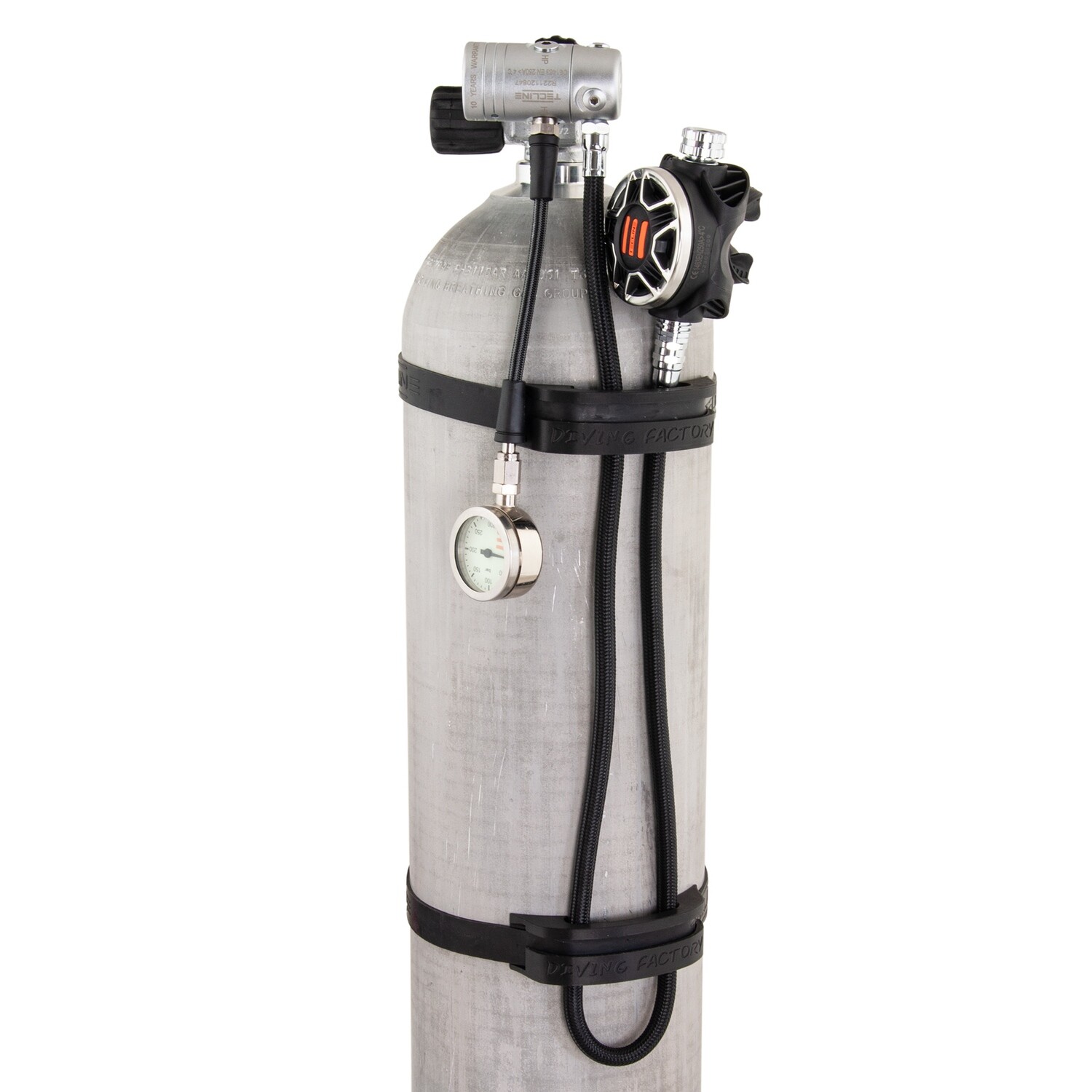 Hose holders, for 11,1 L tank, black