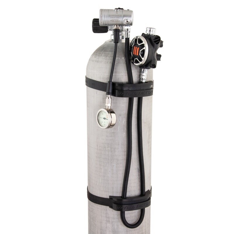 Hose holders, for 11,1 L tank, black