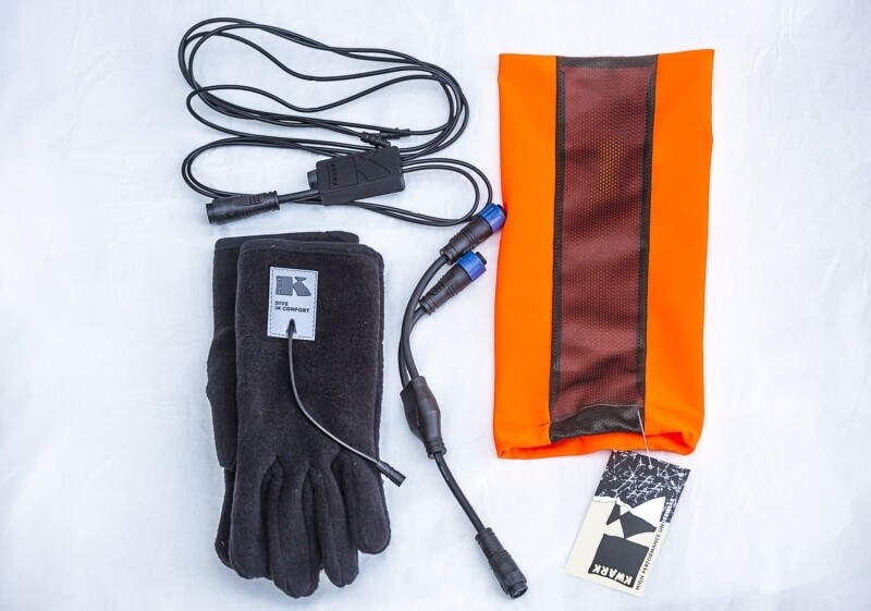 gloves with electric heating, size 6.5