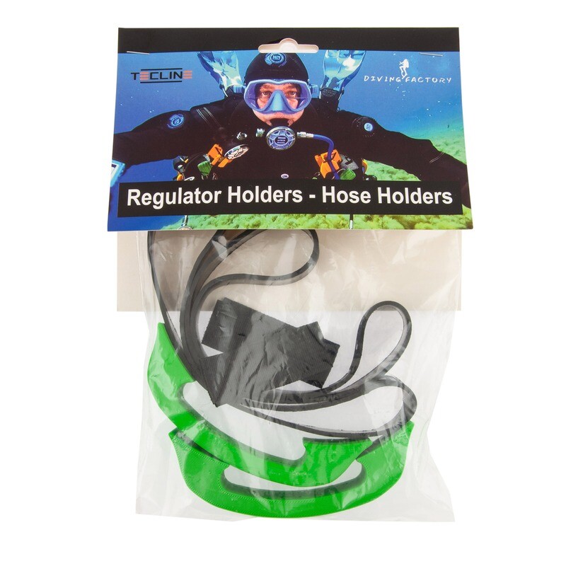 Hose holders, for 7 L tank, green