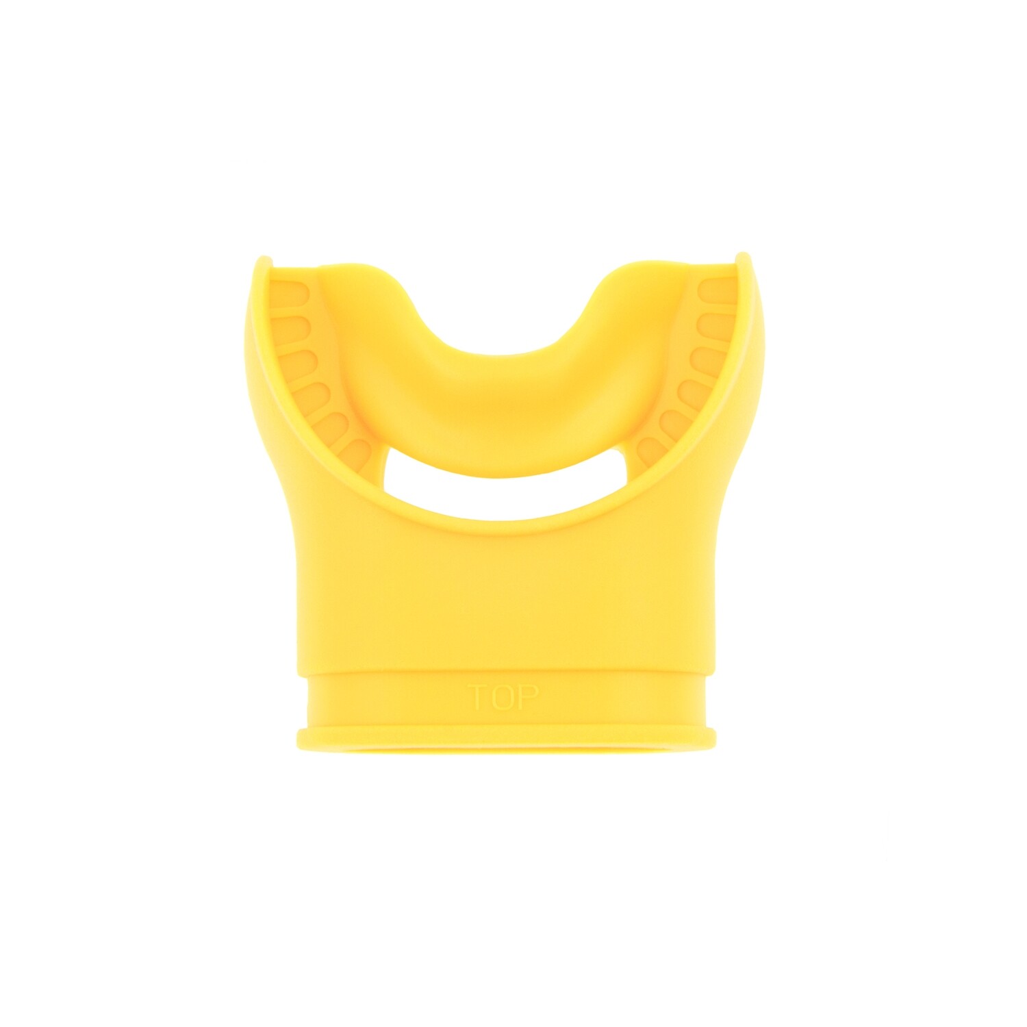 Mouthpiece for regulator, anatomic S/M - yellow