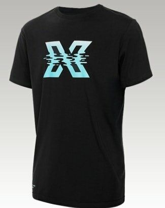 T-shirt Wavy X