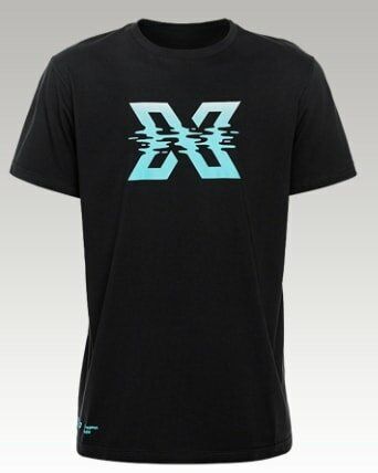 T-shirt Wavy X, Maat: S