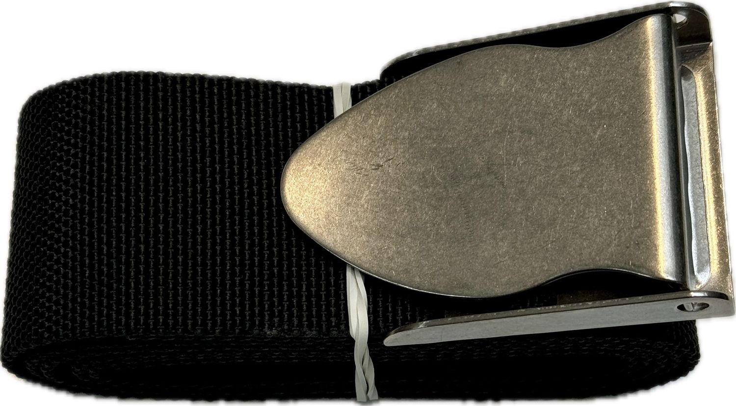 Weight belt SS metal buckle, Kleur: Zwart