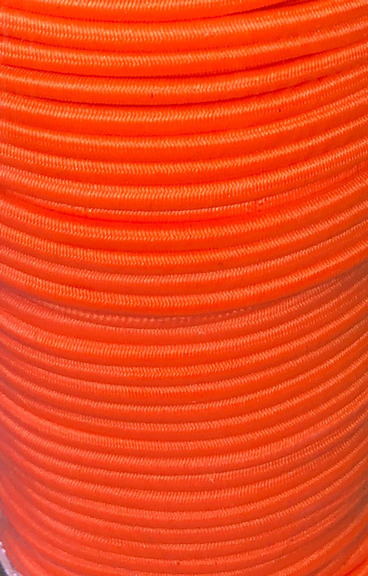 bungee 4mm (price per m), Kleur: Fluo Orange