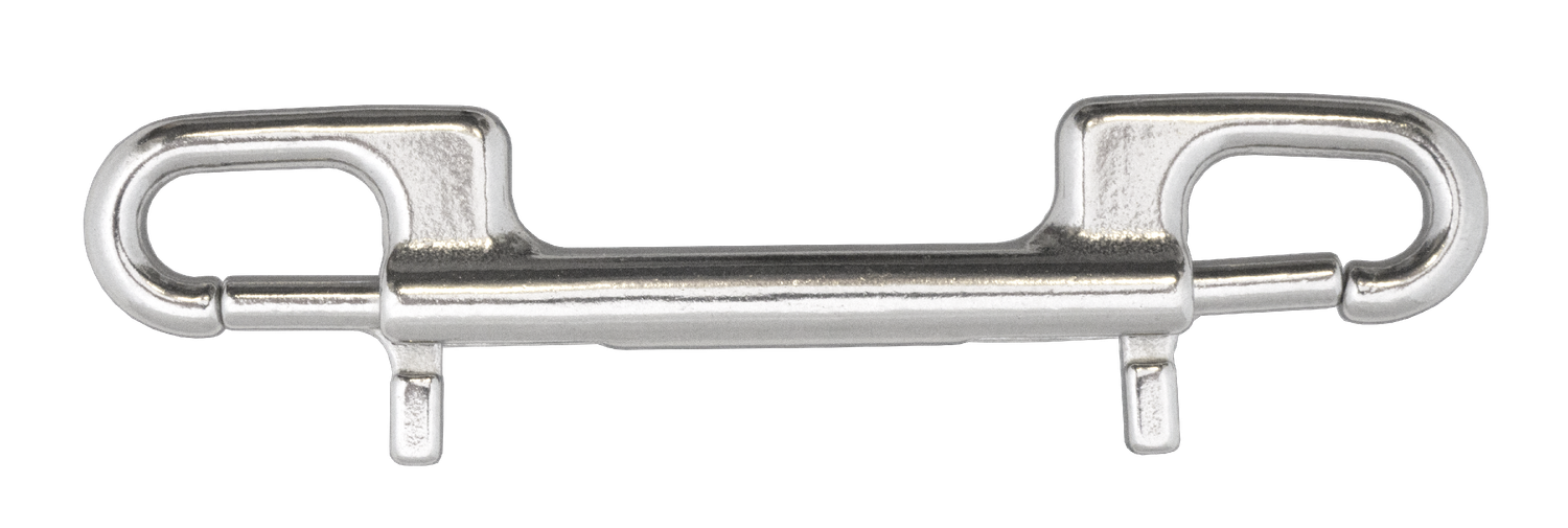 SS316 Double end snap 120mm with finger tab