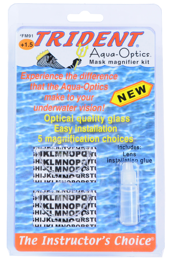 Aqua-optics mask magnifier kit