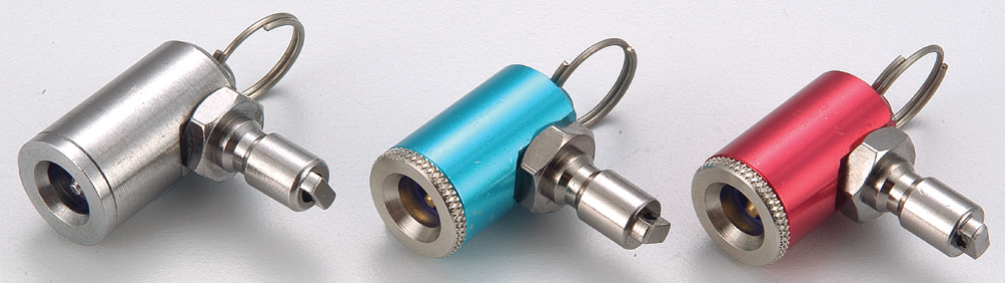 Key chain tire inflator