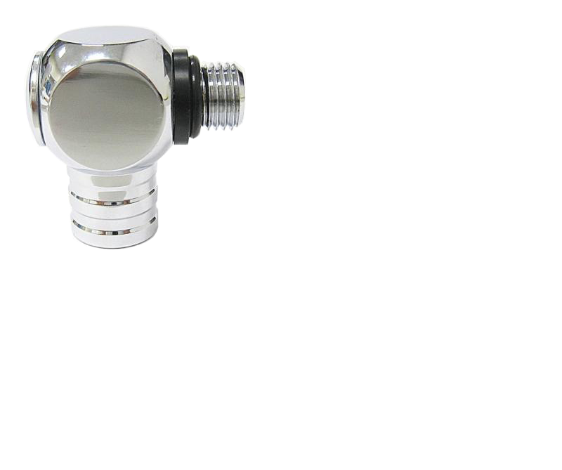 360° swivel adapter 1st stage 3/8&quot; M x 3/8&quot; F 90°