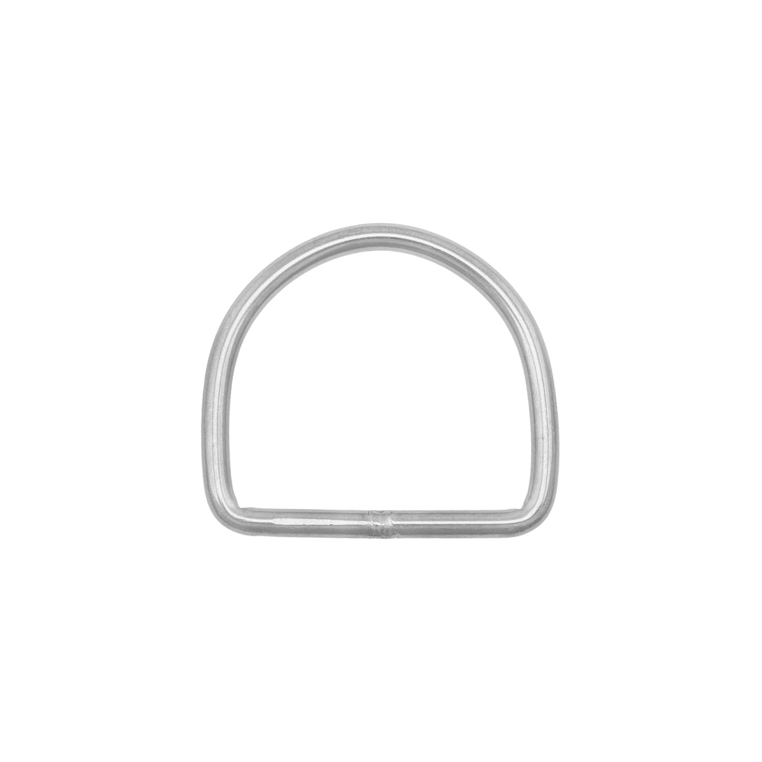 SS straight D-ring