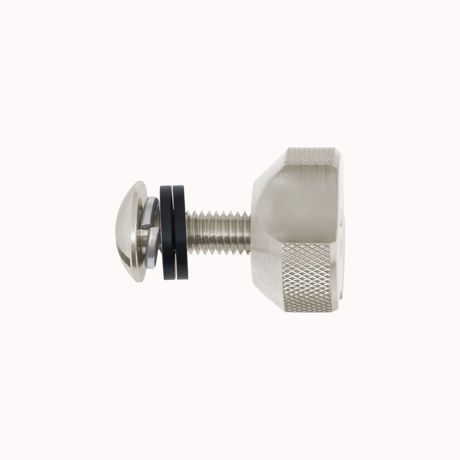 Screw TITANIUM SILVER for single tank adapter