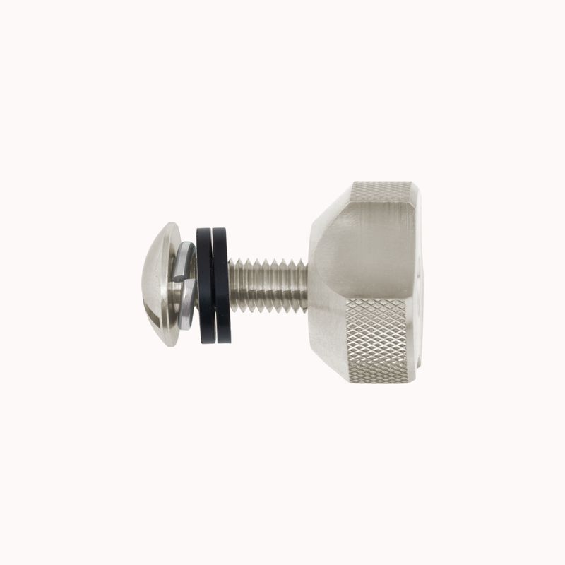 Screw TITANIUM SILVER for single tank adapter