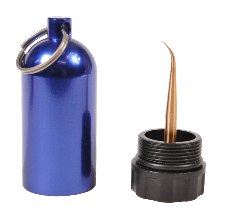 Aluminum Scuba Tank Key Ring w. Tool