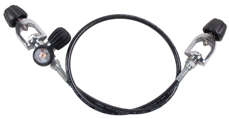 Overhevelslang met manometer
