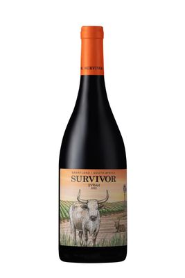 rode wijn Survivor Syrah 2023 uit Swartland Zuid-Afrika