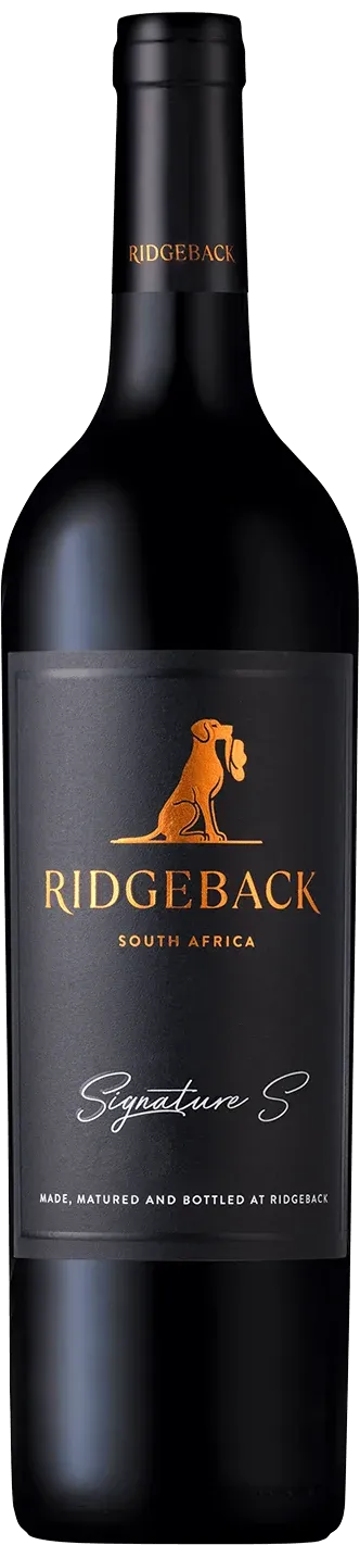 rode wijn Ridgeback Signature S uit paarl, zuid-Afrika verkrijgbaar bij vinenco
