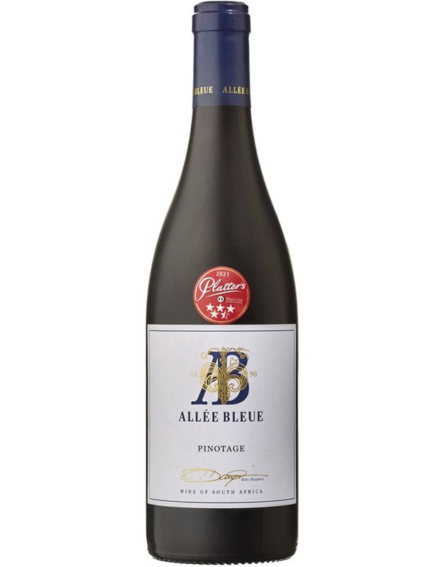 rode wijn allée bleue pinotage uit franschhoek, zuid-afrika te koop bij vinenco
