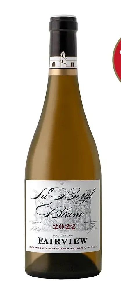 Fairview - La Beryl Blanc - 50 cl dessertwijn fairview la beryl blanc uit paarl, zuid-afrika verkrijgbaar bij vinenco