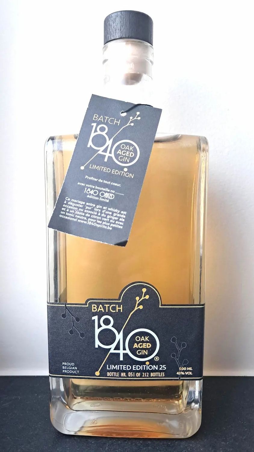 Batch 1840 - Oak Aged Gin Batch 1840 oak aged gin uit Londerzeel, België te koop bij Vinenco