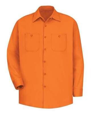 Industrial Work Shirt Long Sizes - Red Kap