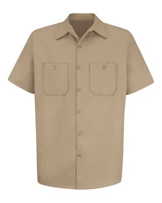 Cotton Short Sleeve Uniform Shirt - Red Kap