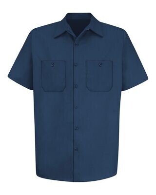 Cotton Short Sleeve Uniform Shirt - Red Kap