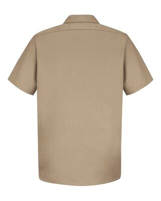 Cotton Short Sleeve Uniform Shirt - Red Kap