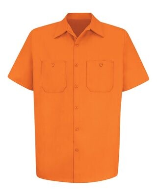 Cotton Short Sleeve Uniform Shirt - Red Kap
