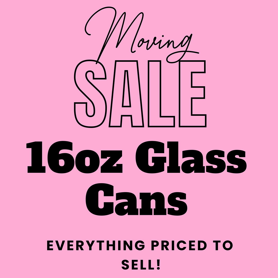 16oz Glass Cans