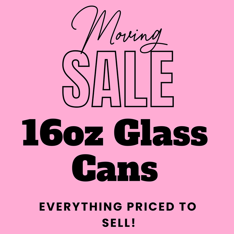 16oz Glass Cans