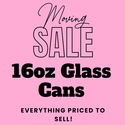 16oz Glass Cans