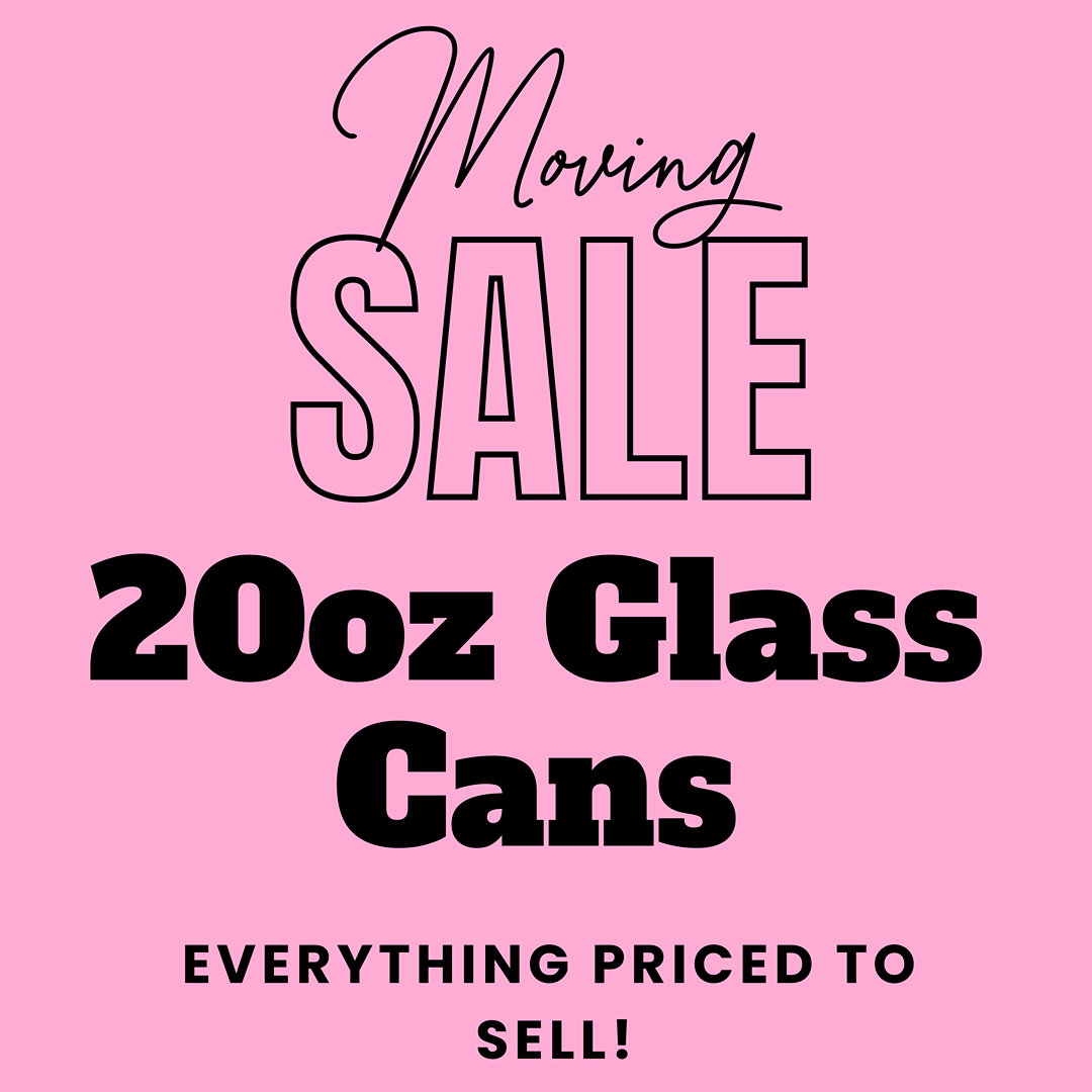 20oz Glass Cans