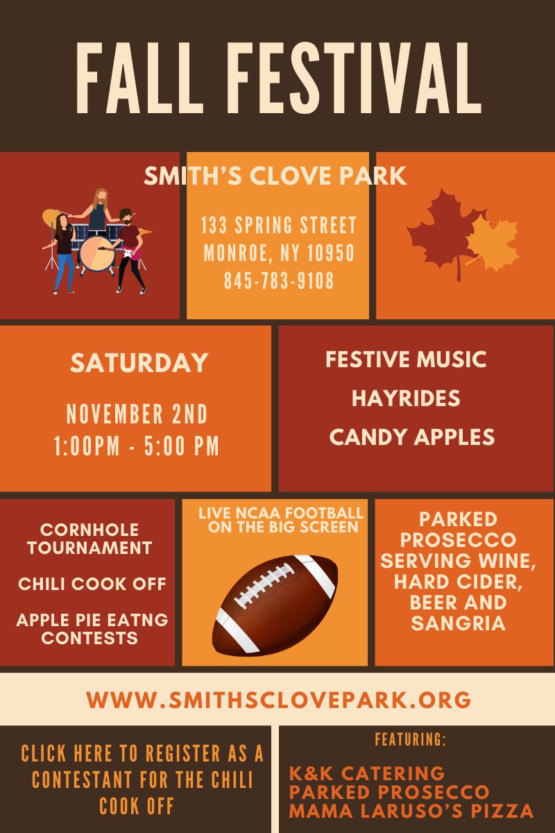 1st ANNUAL SMITH’S CLOVE PARK CHILI COOK-OFF