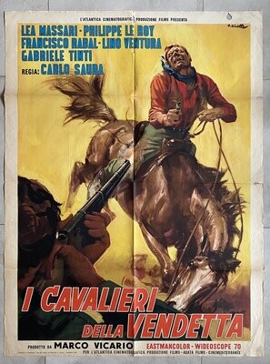 Ciriello - Original Movie Poster 2F &quot;I Cavalieri Della Vendetta&quot; - 1964 - 100X140 CM